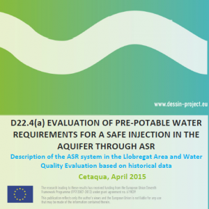 D22.4 Evaluation of pre-potablewater for injection using ASR