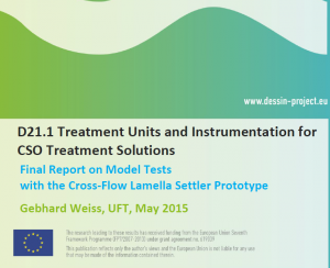 D21.1 Treatment Units and Instrumentation for CSO Treatment Solutions - Confidential